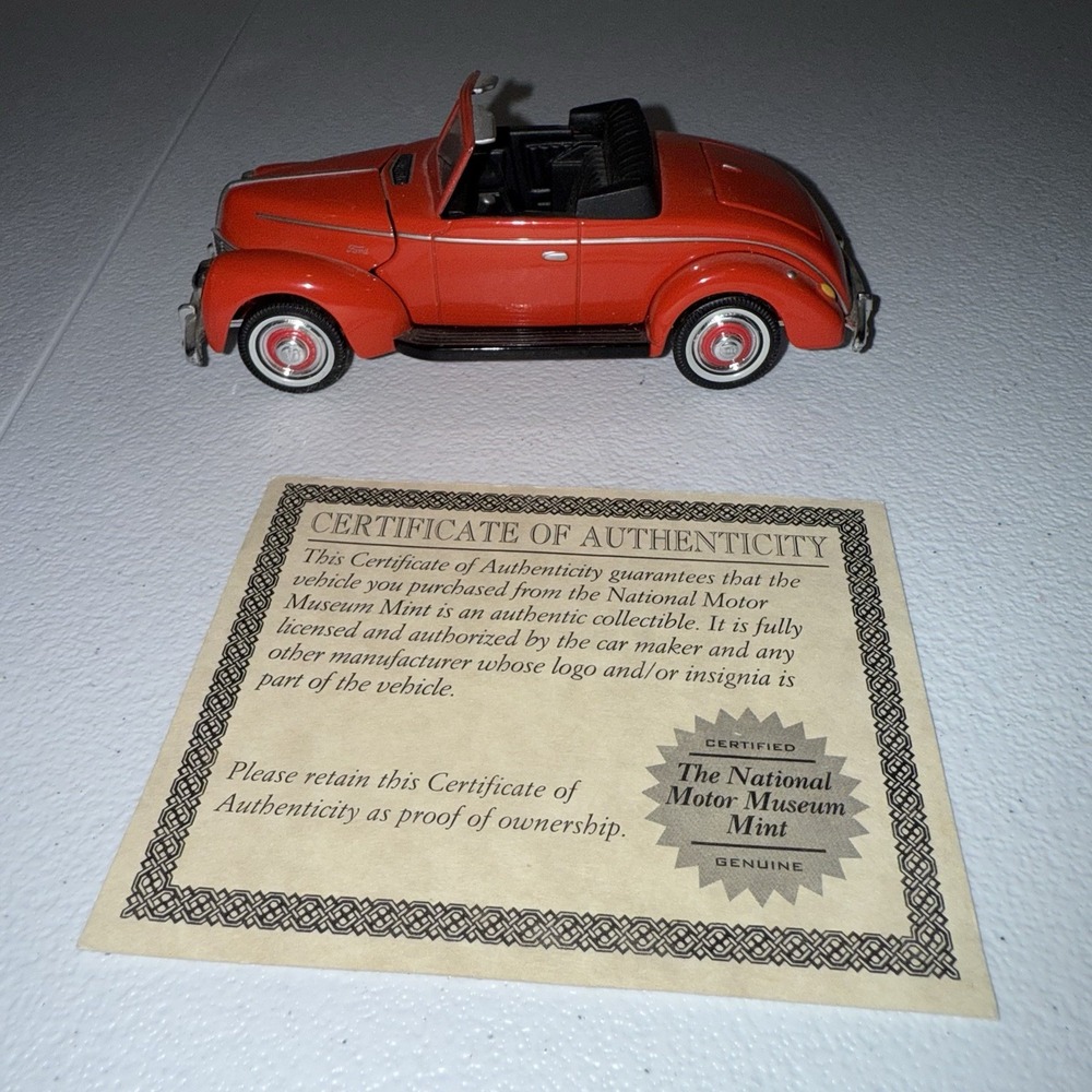Signature 1917 Reo Touring & 1930 Hudson Toy Model Cars No. 32105 & 32107